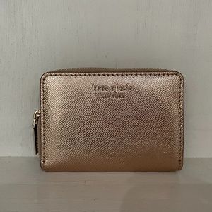 Kate Spade Spencer Zip Cardholder (Rose Gold)